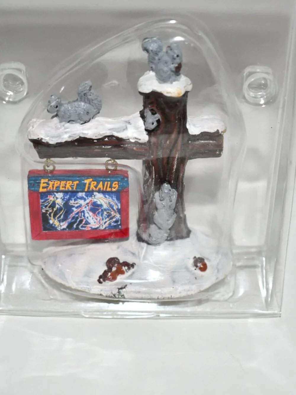 Lemax Expert Trails Ski Sign Accessory #24493 Christmas Village 2012 New